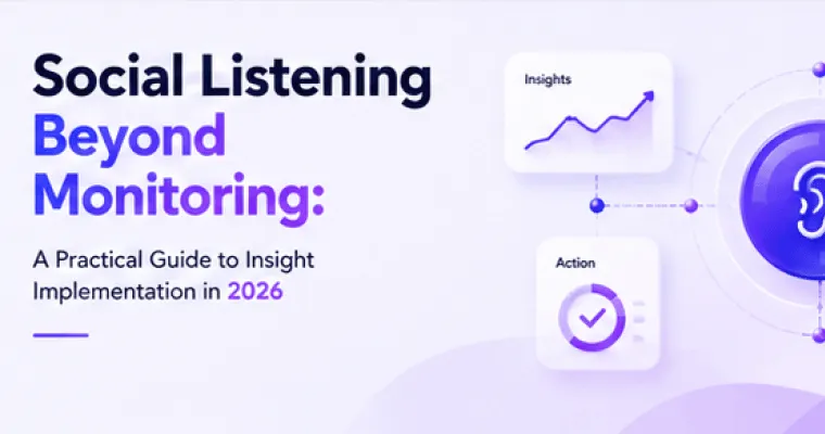 Social Listening Beyond Monitoring: A Practical Guide to Insight Implementation in 2026